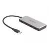 DeLOCK 64261 USB 3.2 Gen 1 Type-C centrmezgls 10000 Mbit/s Melns Pelēks