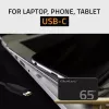 QOLTEC Charger 65W GaN Super Fast plāns PD 5-20V 3.25A USB-C