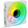 Korpusa ventilators Sharkoon SHARK Mirror RGB PWM REVERSE 120 mm Balts, 500–1500 RPM, 99.52 m³/h, FDB