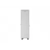 19 collu 42U LANBERG stāvošs statņu skapis 600×600 mm pelēks ar stikla durvīm un LCD (plakanā iepakojumā)