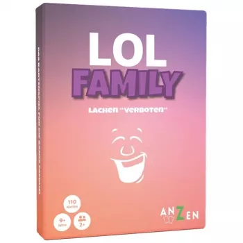 Uzlīmju lapa Anzen LOL FAMILY 'Lachen verboten' dekoratīva uzlīme modelis