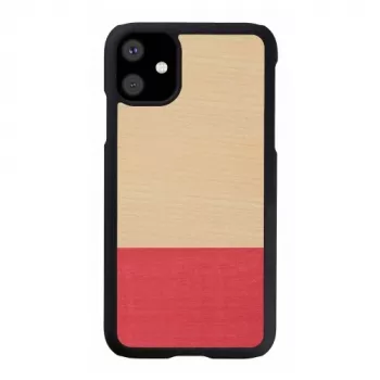 Viedtālruņa maciņš vīrs un koks iPhone 11 — melns, nesaskaņots dizains