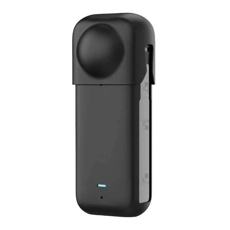 Silikona aizsargapvalks Puluz priekš Insta360 X4 — melns, izturīgs dizains