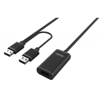 Aktīvais pagarinātājkabelis USB 2.0, 20m; Y-279