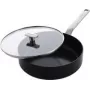 Cepamā panna GreenPan CC007086-001 — universāla apaļa panna, 26 cm, melna