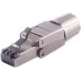 Vada savienotājs RJ-45 melns ShiverPeaks BS08-45006 vīrišķais