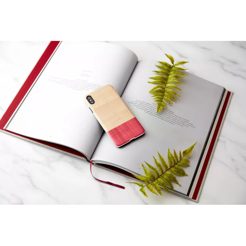 man and wood viedtālruņa maciņš iPhone XS Max — balts “miss match”