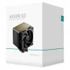 Gaisa dzesētājs DeepCool AK500 G2, 120 mm ventilators, maks. gaisa spiediens 3,33 mmH2O, 117×129×159 mm, melns