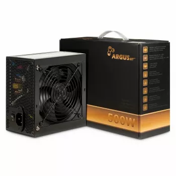 Inter-Tech ArgusNT BPS-500 barošanas bloks 500 W 20+4 pin ATX ATX Melns