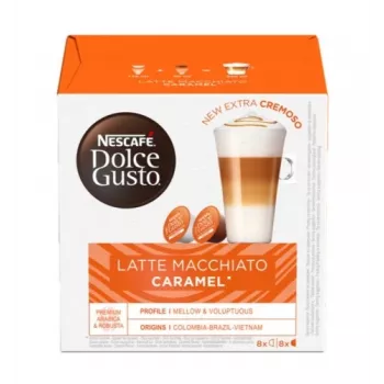 Nescafe Dolce Gusto Karameļu Latte Macchiato kafija, 16 kapsulas