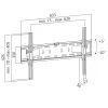 LogiLink BP0018 TV stiprinājums/statīvs 177,8 cm (70) Melns