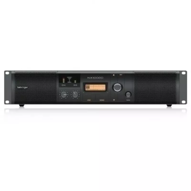 Behringer NX1000D audio pastiprinātājs Performance/stage Melns