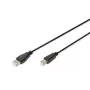 Assmann USB savienojuma kabelis. A-B M/M tipa. 1,8 m. Piemērots USB 2.0. UL. bl (AK-300102-018-S)