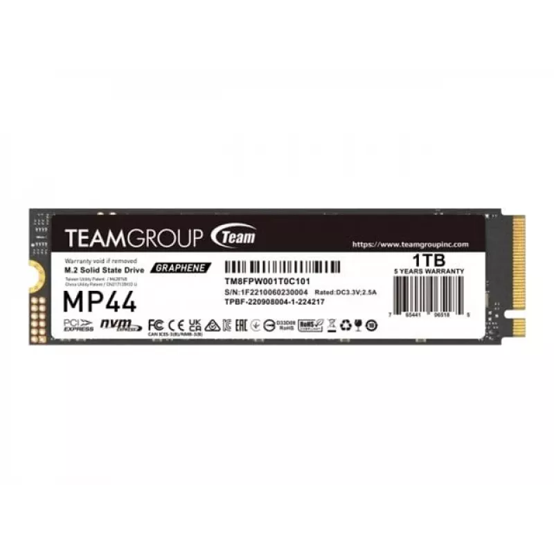 Team Group MP44 - SSD - 1 TB - iekšējais - M.2 2280 - PCIe 4.0 x4 (NVMe)