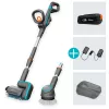 Akumulatora daudzfunkciju tīrītājs AquaBrush Universal 18V P4A, cieto grīdu tīrītājs Pelēks/tirkīzs, Li-Ion akumulators 2,5Ah P4A, POWER FOR ALL ALLIANCE