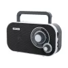 Pārnēsājamais radio Camry CR 1140b — AM/MF, pelēks, maiņstrāvas vai bateriju barošana, kompakts 280×65×113 mm