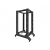 Brīvi stāvošs statīvs LANBERG OR01-6822-B 22U, 600 mm platums x 800 mm dziļums, melns, 600 kg kravnesība