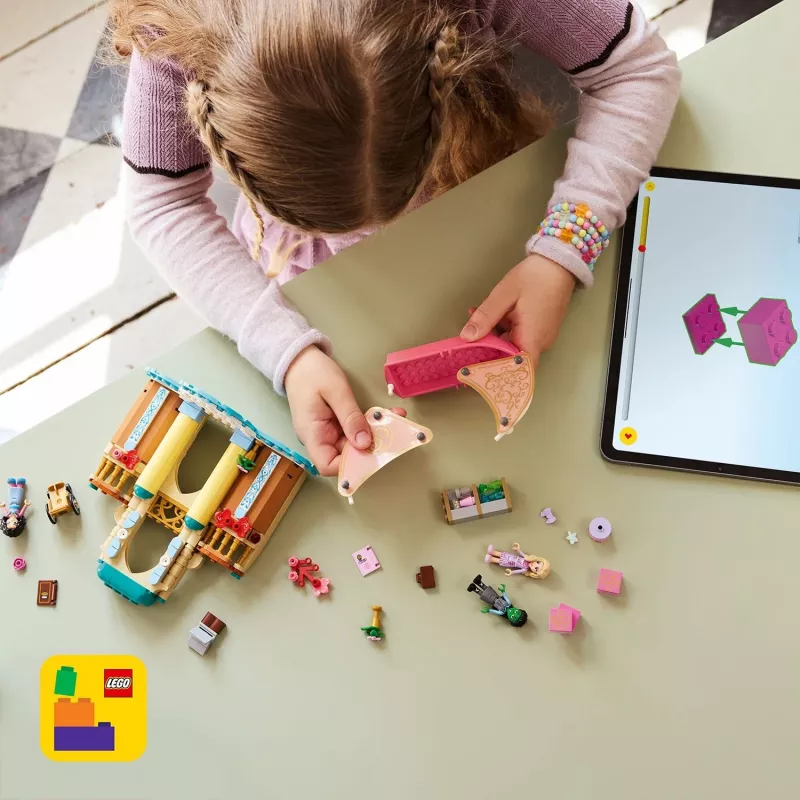 Konstrukciju rotaļlieta LEGO komplekts 75681 ar Wicked, Glinda, Elphaba, Nessarose un Shiz University minifigūrām