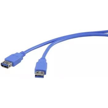 USB pagarinātāja kabelis Renkforce 1420708 — USB Type A spraudnis uz sievišķo, USB 3.0, 5 V