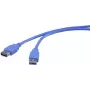USB pagarinātāja kabelis Renkforce 1420708 — USB Type A spraudnis uz sievišķo, USB 3.0, 5 V