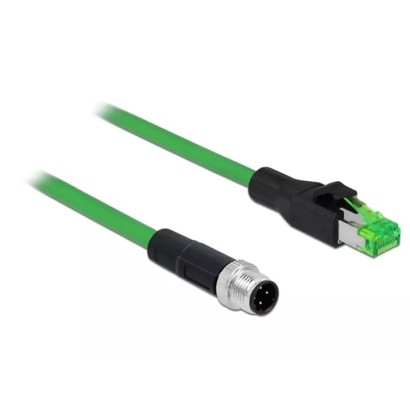 Tīkla kabelis DeLOCK 85438 RJ45 Ethernet Cat6 2m melns