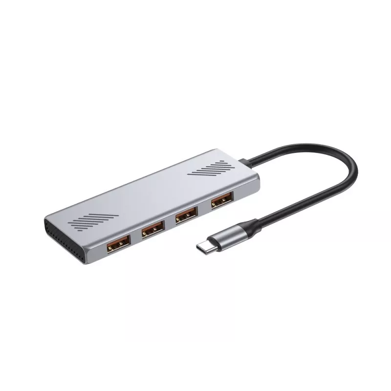 USB centrmezgls GEMBIRD UHB-CM-U310-A4-01 — 4 portu centrmezgls: 1×USB 3.1 + 3×USB 2.0, melns