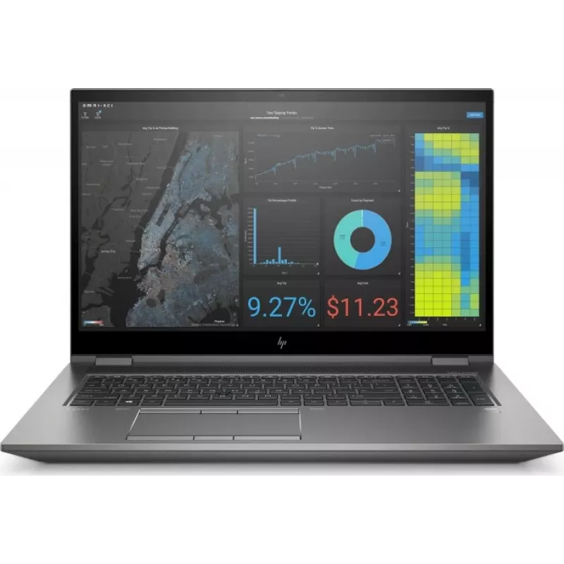 Portatīvais dators HP Zbook Fury 17 G7 / i7 / RAM 64 GB / SSD disks / 17,3″ FHD (atjaunota prece)