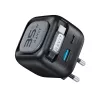 GaN ceļojumu lādētājs Havit UC250 A-EU 20V 1xUSB-C 0,7m melns