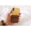 Viedtālruņa maciņš man and wood iPhone X/XS — modelis mare, melns