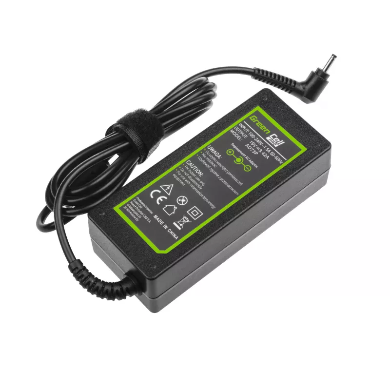 Green Cell AD73P barošanas adapteris/invertors iekštelpām 65 W Melns