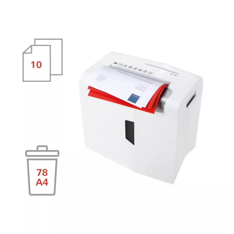 HSM Shredstar S10 dokumentu smalcinātājs, 6 mm + atsevišķs CD griešanas mehānisms
