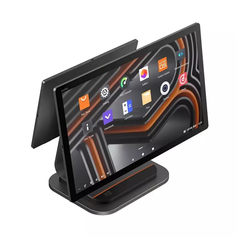 Klientu displejs SUNMI 10.1 collu T3 PRO NFC USB — 10,1 collu klientu displejs ar NFC un USB savienojamību