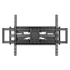 Maclean MC-482 TV sienas stiprinājums 60-120 collu plakanajiem un izliektajiem televizoriem līdz 120 kg max. VESA 900x600 grozāms, slīpums un pagrieziens, universāls TV stiprinājums