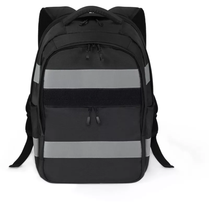 DICOTA Hi-Vis V2 mugursoma, melna, 320 x 220 x 455 mm, PET, TPU