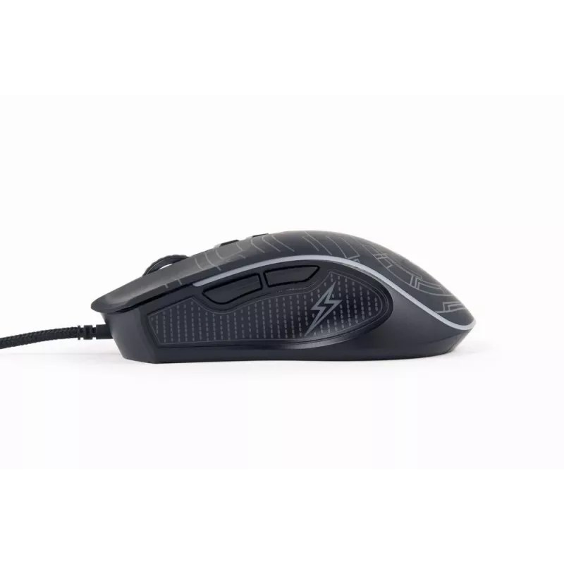 Gembird MUSG-RGB-01 pele labročiem USB Type-A 3600 DPI