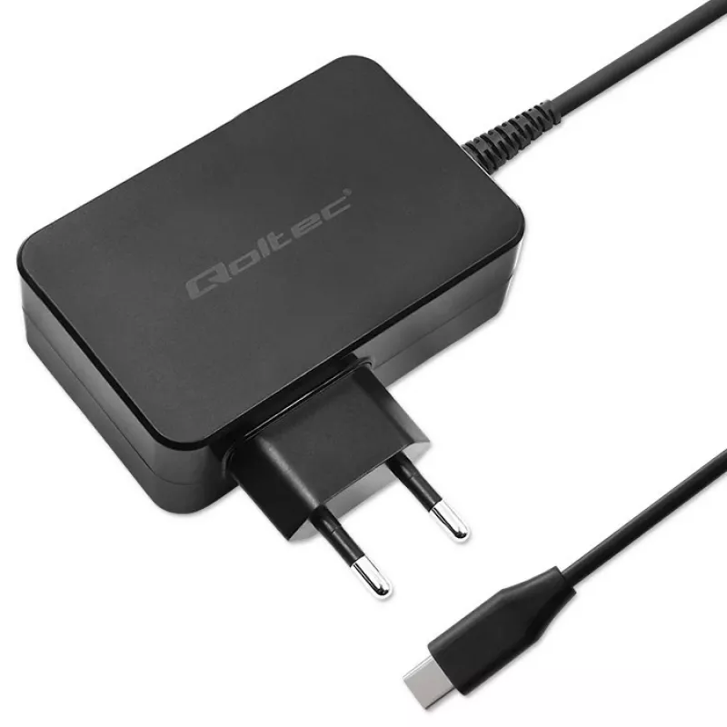 GaN strāvas adapteris QOLTEC 52387 90W 1x USB‑C 5–20V