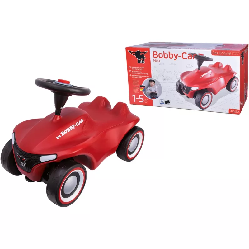 Bobby-Car-Neo, stūmējs sarkans