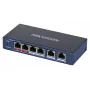 Hikvision DS-3E0106HP-E tīkls Links nevadāms Fast Ethernet (10/100) PoE atbalsts zils