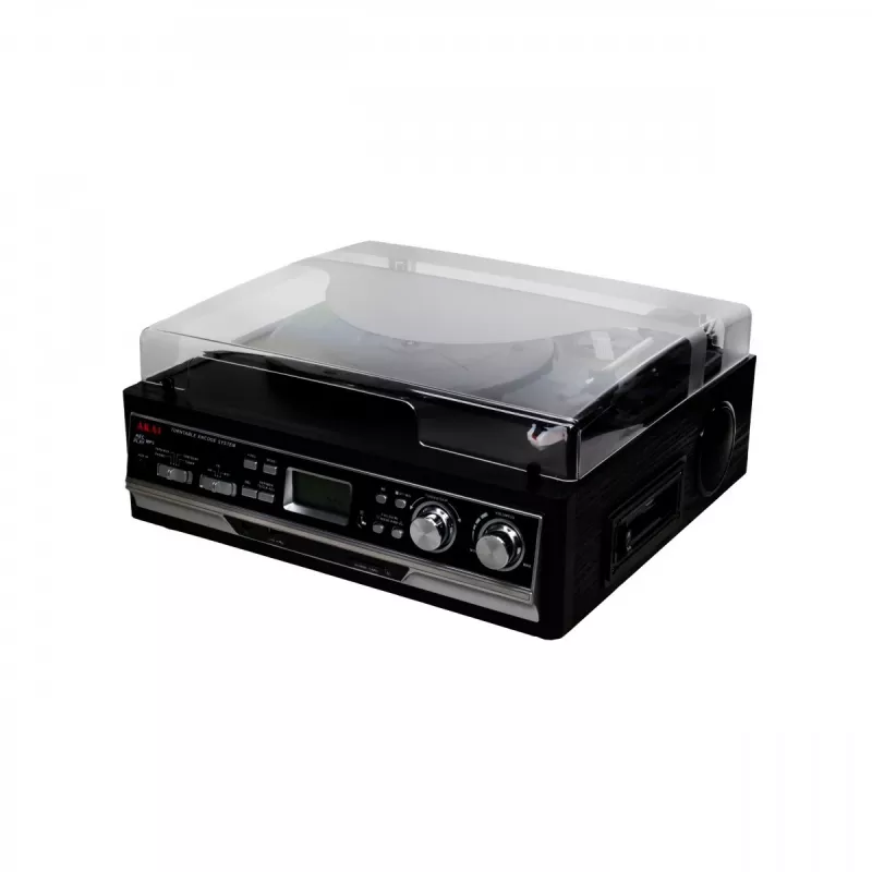 Skaņuplašu atskaņotājs AKAI ATT-15SE modelis ATT-300CC — siksnas piedziņas vinila plašu atskaņotājs, manuāla darbība, 33/45 RPM