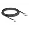 DeLOCK telefona kabelis, RJ45 spraudnis uz RJ11 spraudni, melns, 3 m
