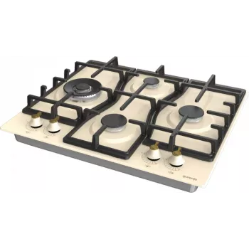 Gorenje GW6D42CLI plīts virsma Bēša Iebūvējama 60 cm Gāzes 4 zonu(as)