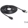 USB kabelis DeLOCK EASY-USB 2.0-A Micro-B 5m