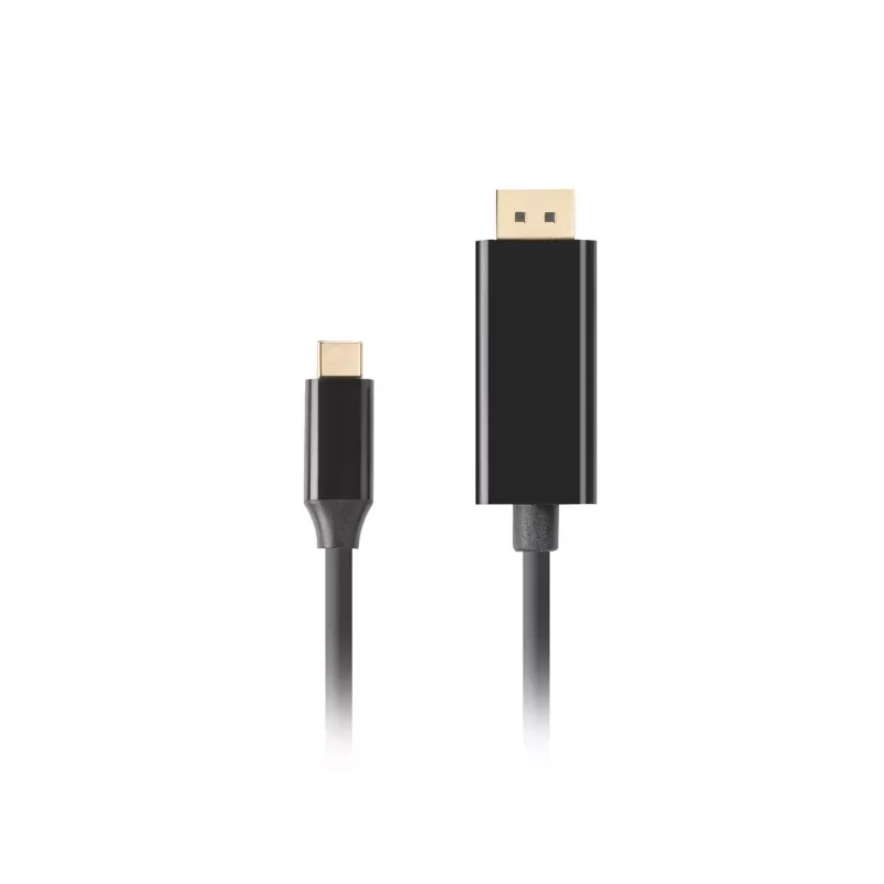 LANBERG CA-CMDP-10CU-0030-BK video kabeļa adapteris, 3 m, USB Type-C uz DisplayPort, 4K@60Hz/144Hz atbalsts