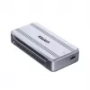 SSD korpuss Unitek S1242AGY01-EU USB4 40Gbps, M.2 NVMe, līdz 8TB, alumīnijs/plastmasa, aktīvā dzesēšana