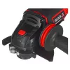 Leņķa slīpmašīna YATO YT-82826, 18V Li-Ion 2Ah, 125 mm disks, 10 000 apgr./min, M14 vītne, bezinstrumentu regulējams aizsargs