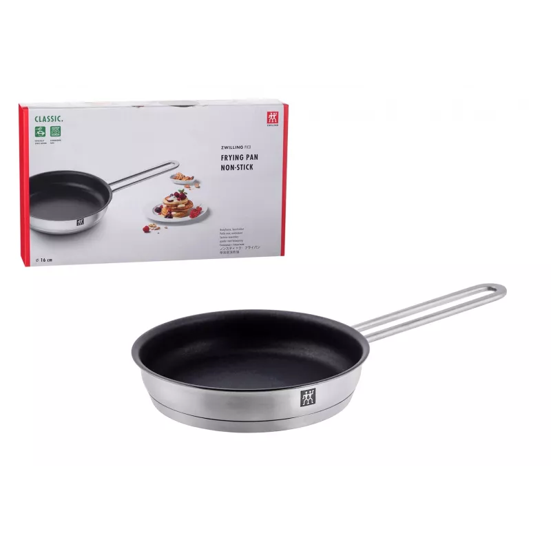 Universāla panna ZWILLING Pico Round 16 cm, nerūsējošais tērauds, nepiedegoša, piemērota cepeškrāsnij un trauku mazgājamajai mašīnai