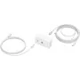 VISION TechConnect - Bausatz für bündige Montage der Frontplatte - 3,0m- geeignet für Wandmontage - weiß - Abdeckung mit zwei Aussparungen - 2 Ports (