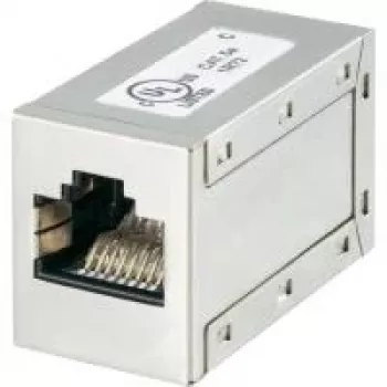 Ethernet RJ45 Adapter Renkforce CAT 5e 1x Socket 1x RJ45 balta