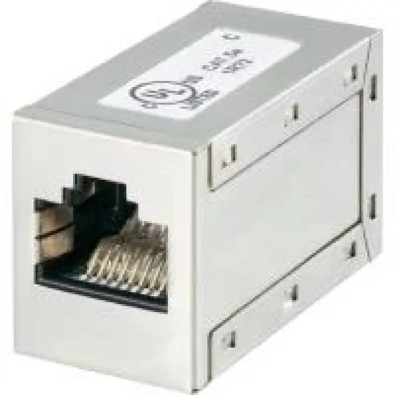 Ethernet RJ45 Adapter Renkforce CAT 5e 1x Socket 1x RJ45 balta