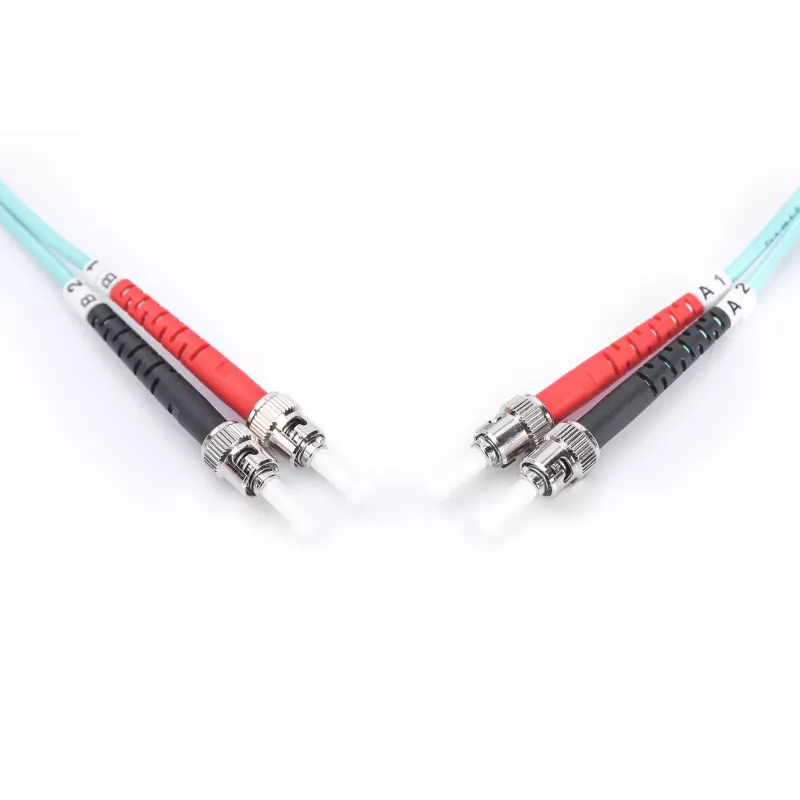 Optiskās šķiedras ielāpu vads Digitus OM3 ST/ST 1m